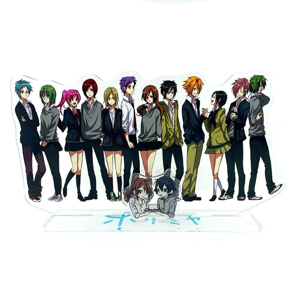 Miyamura Izumi, school uniforms, clear acrylic stand, SD Desktop Wallpaper