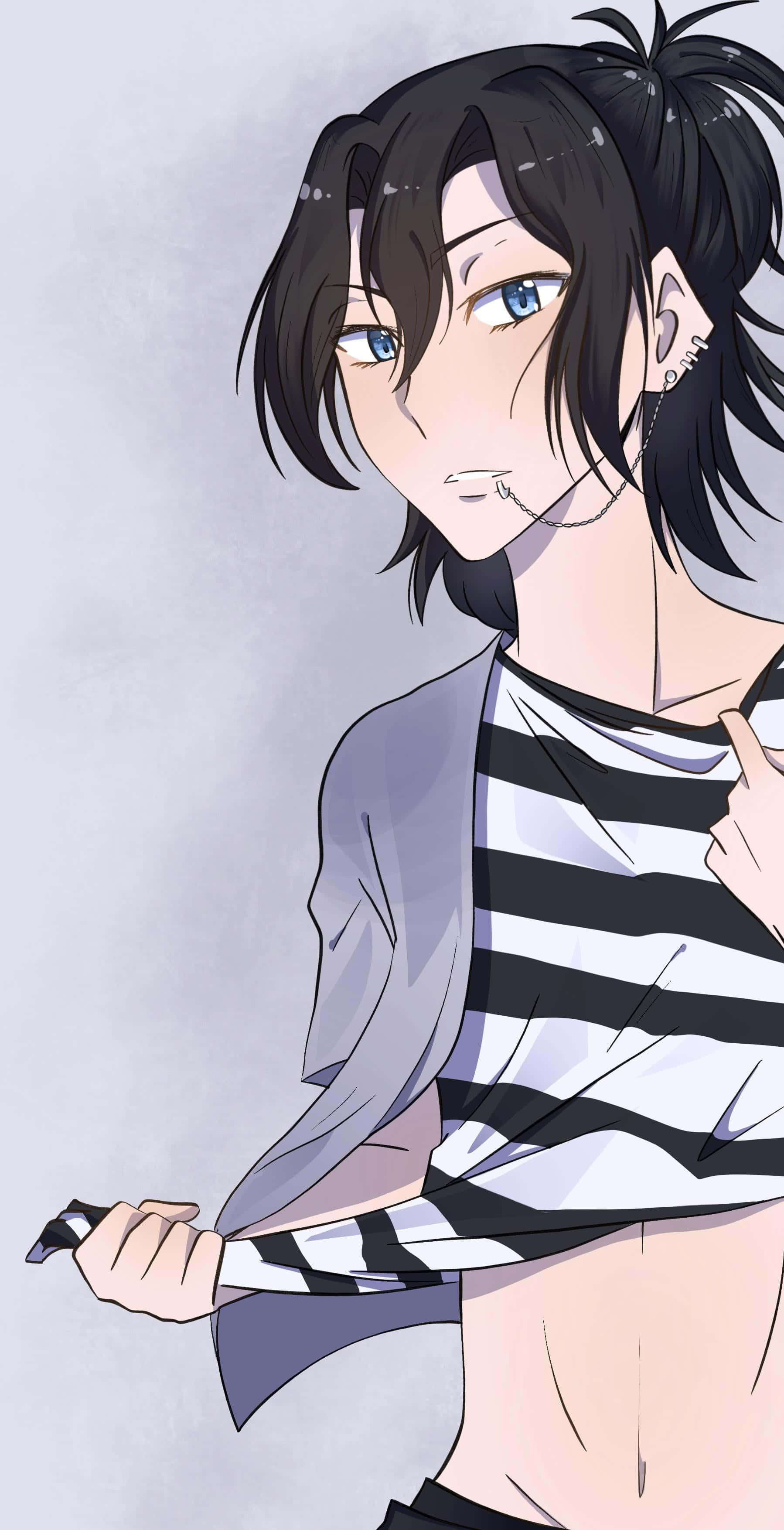 Izumi Miyamura, black hair, blue eyes, 2K Phone Wallpaper