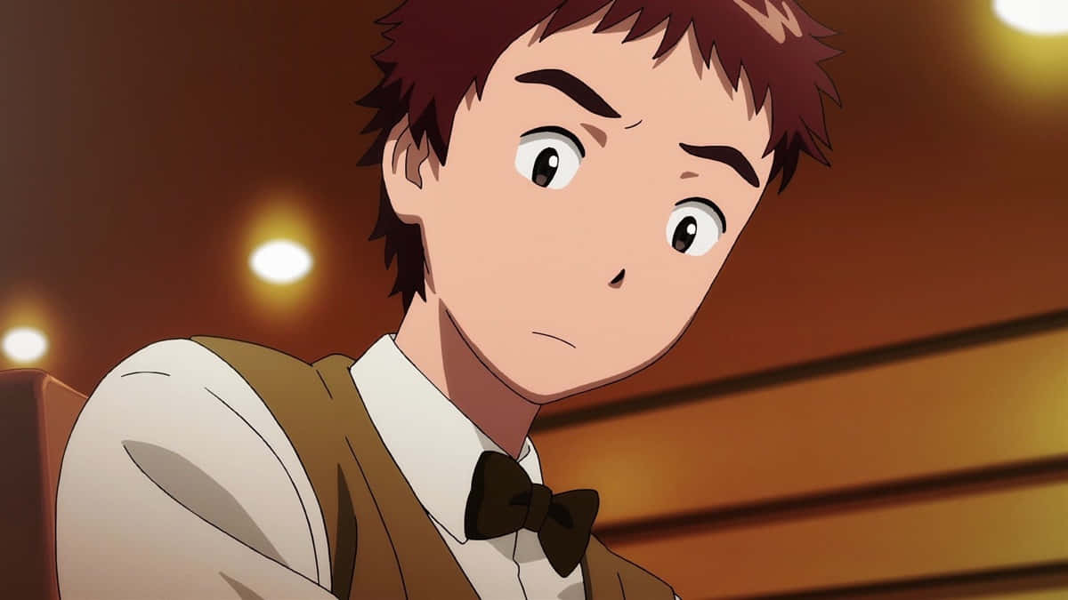 Izzy Izumi, brown hair, bowtie, SD Desktop Wallpaper
