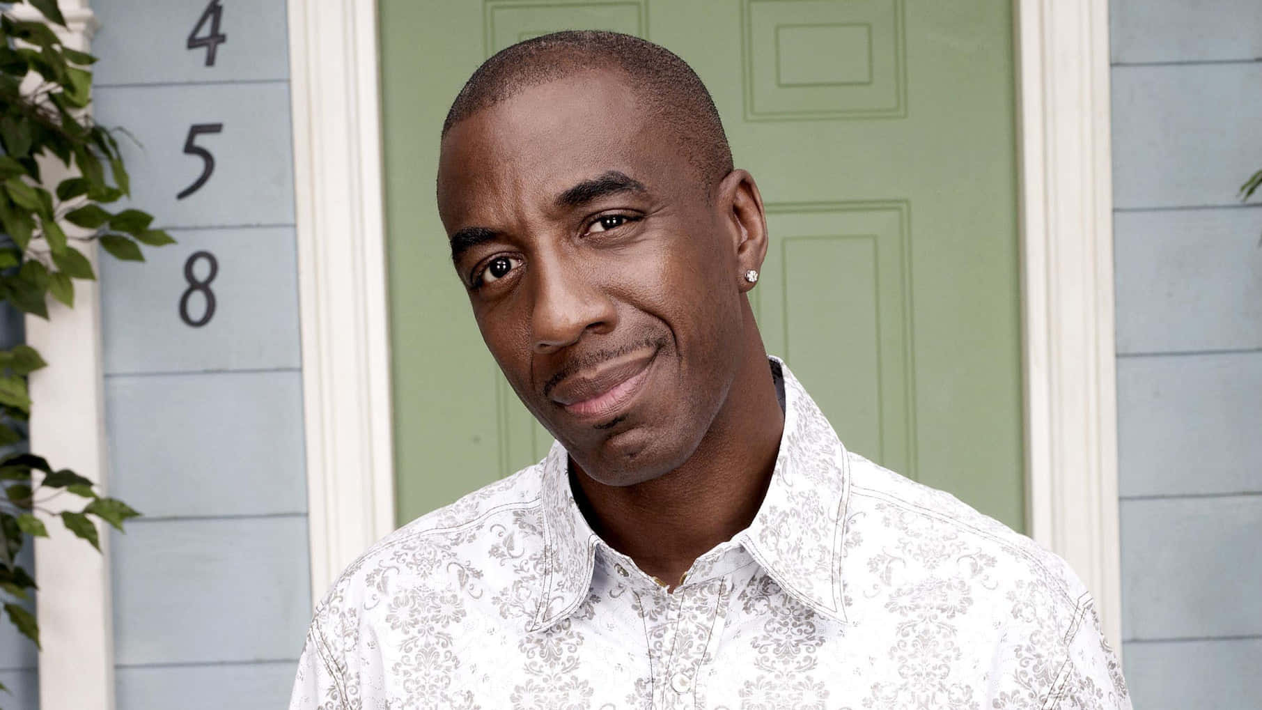 J.b. Smoove, light green door, house numbers 458, HD Desktop Wallpaper