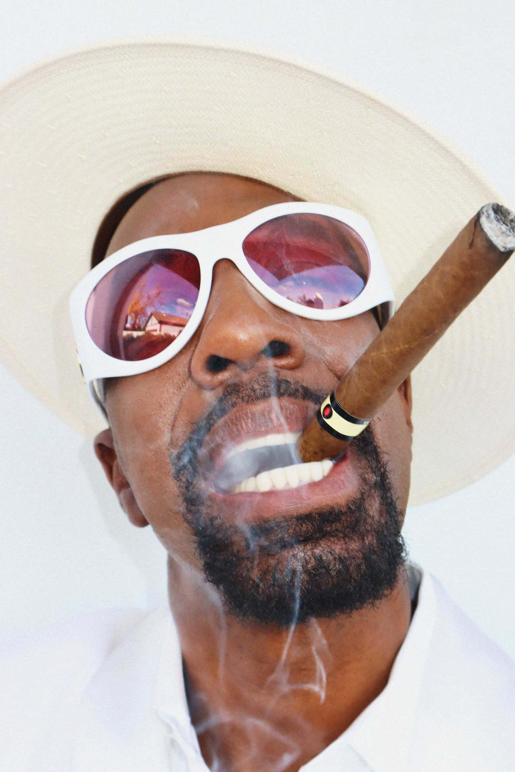 J.b. Smoove, white hat, sunglasses, 2K Phone Wallpaper