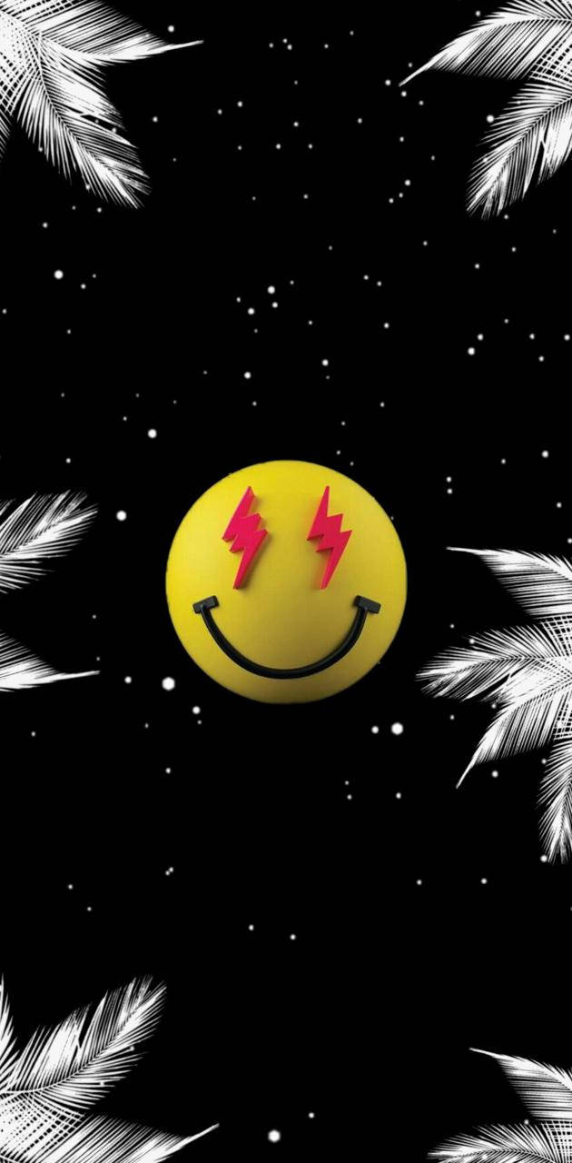 J Balvin, 3D Smiley Logo, vibrant yellow, HD Phone Wallpaper