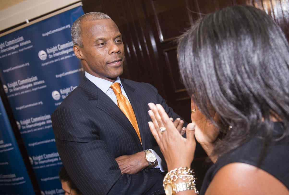 J.C. Watts, pinstripe suit, orange tie, SD Desktop Wallpaper