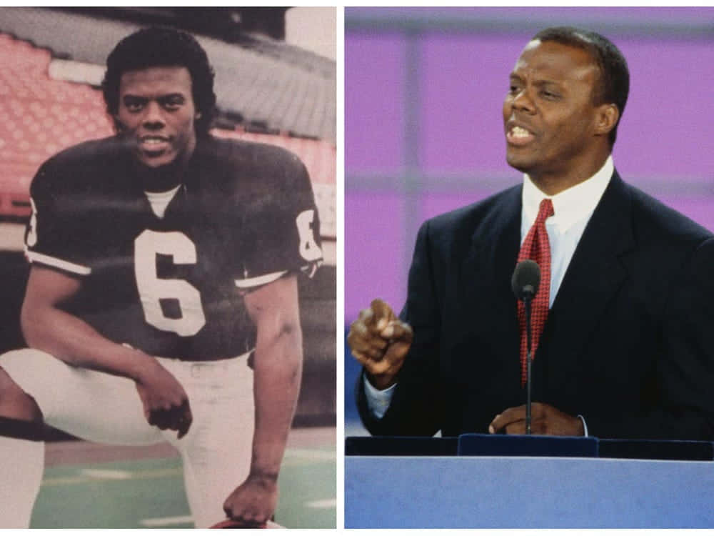 J.C. Watts, jersey number 6, football player, SD Desktop Wallpaper