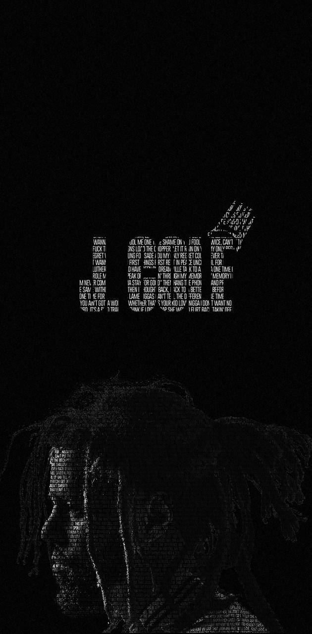 J Cole, lyrics typography, white text-based silhouette, HD Phone Wallpaper