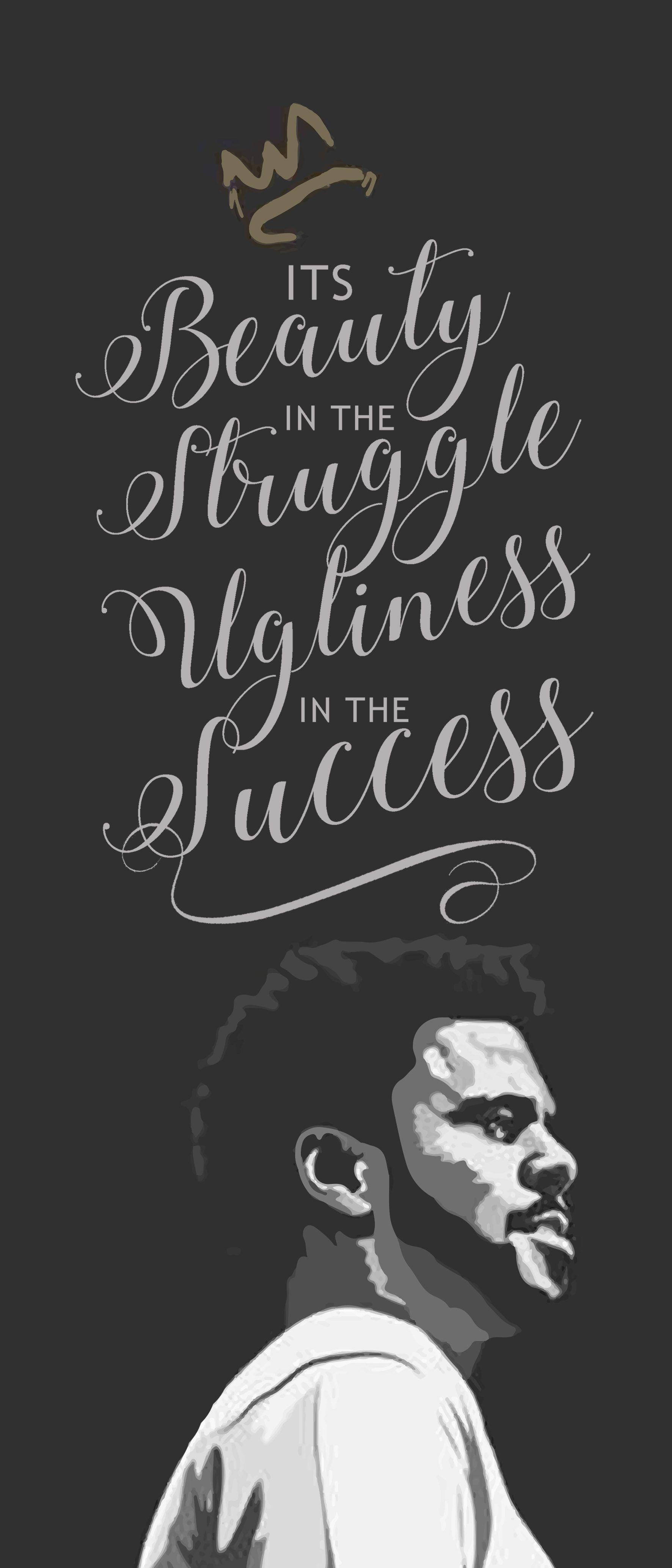 J Cole, Love Yourz, Its Beauty in the Struggle Ugliness in the Success, 4K Phone Wallpaper
