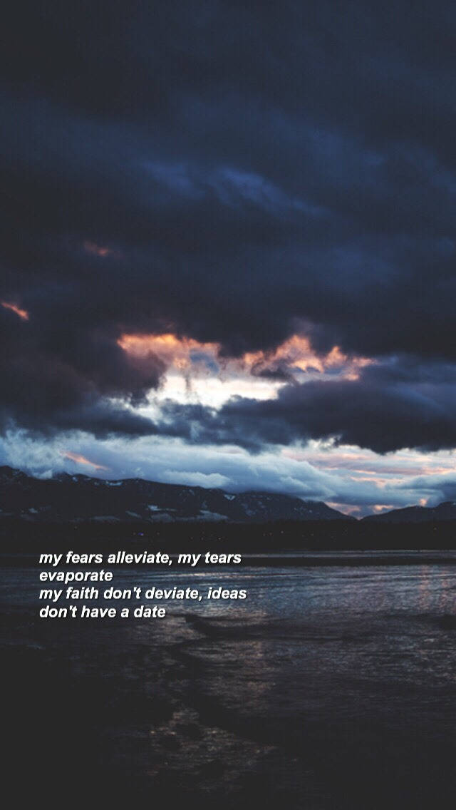 J Cole, Change, twilight sky, SD Phone Wallpaper