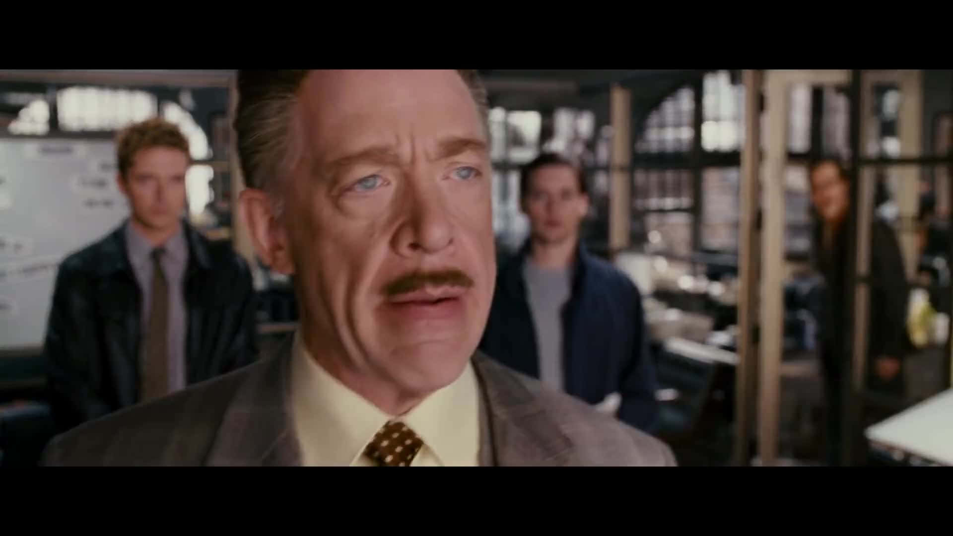 J. Jonah Jameson, classic pose, office, Full HD Desktop Wallpaper