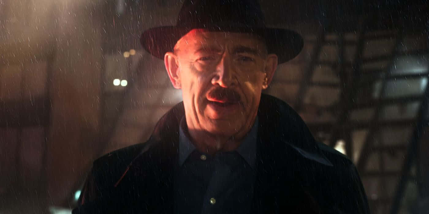J Jonah Jameson, fedora, trench coat, HD Desktop Wallpaper