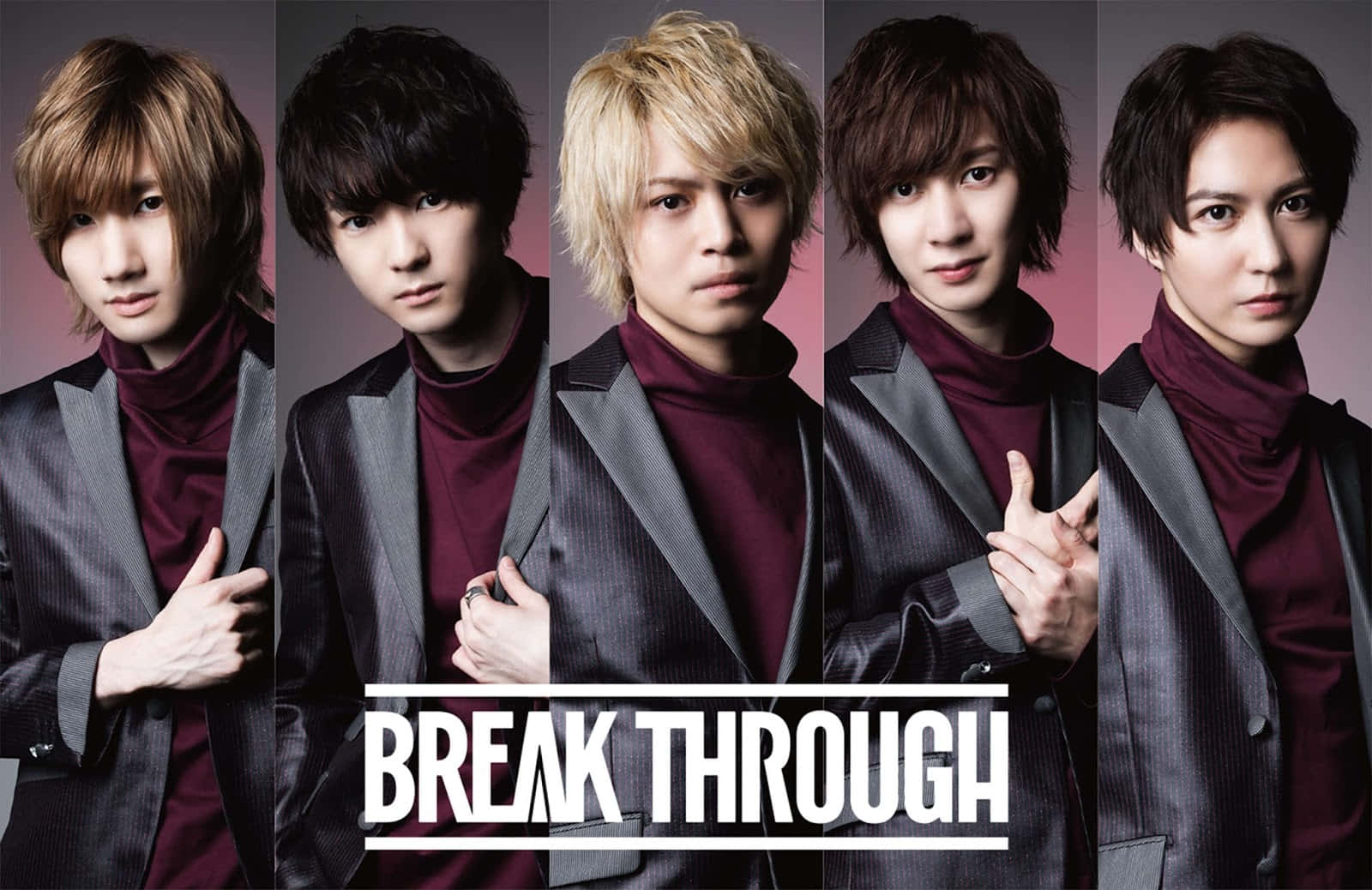 J-Pop, gray suits, maroon turtlenecks, HD Desktop Wallpaper