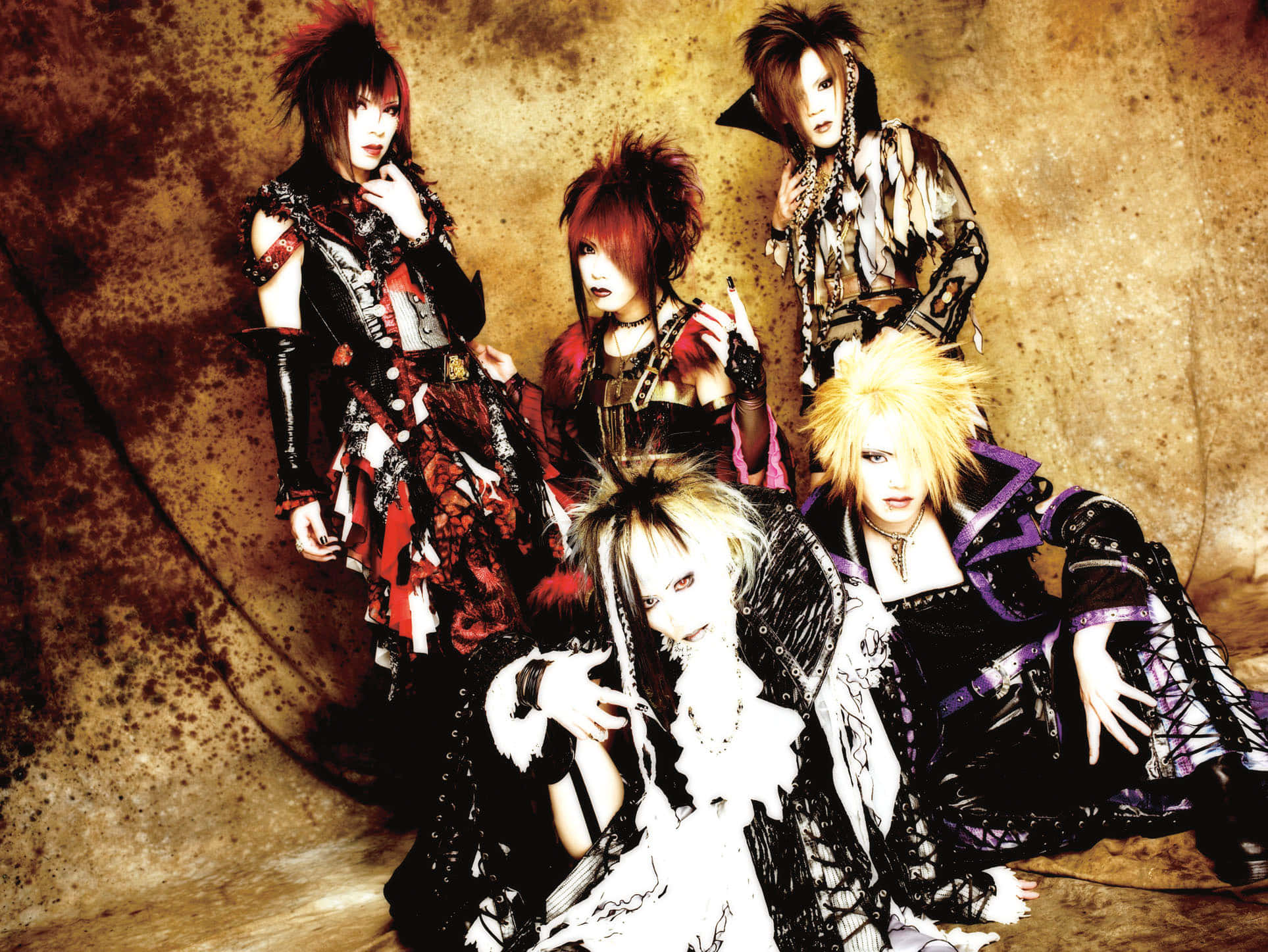 J-Rock, gothic lolita, sepia, Full HD Desktop Wallpaper