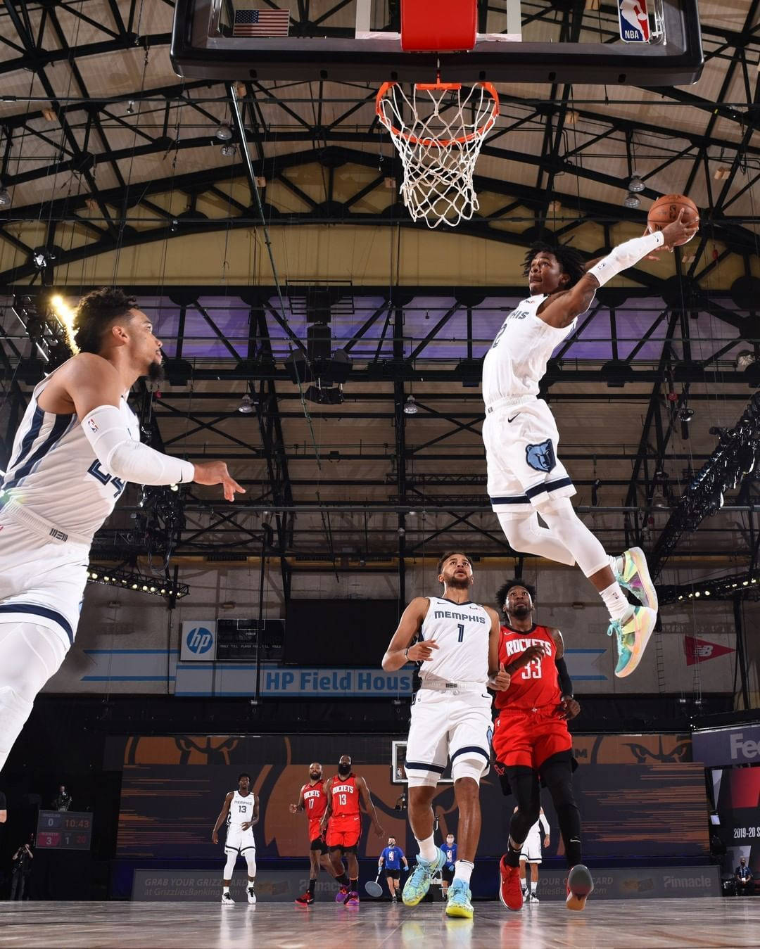 Ja Morant, dunk, scrimmages, HD Phone Wallpaper