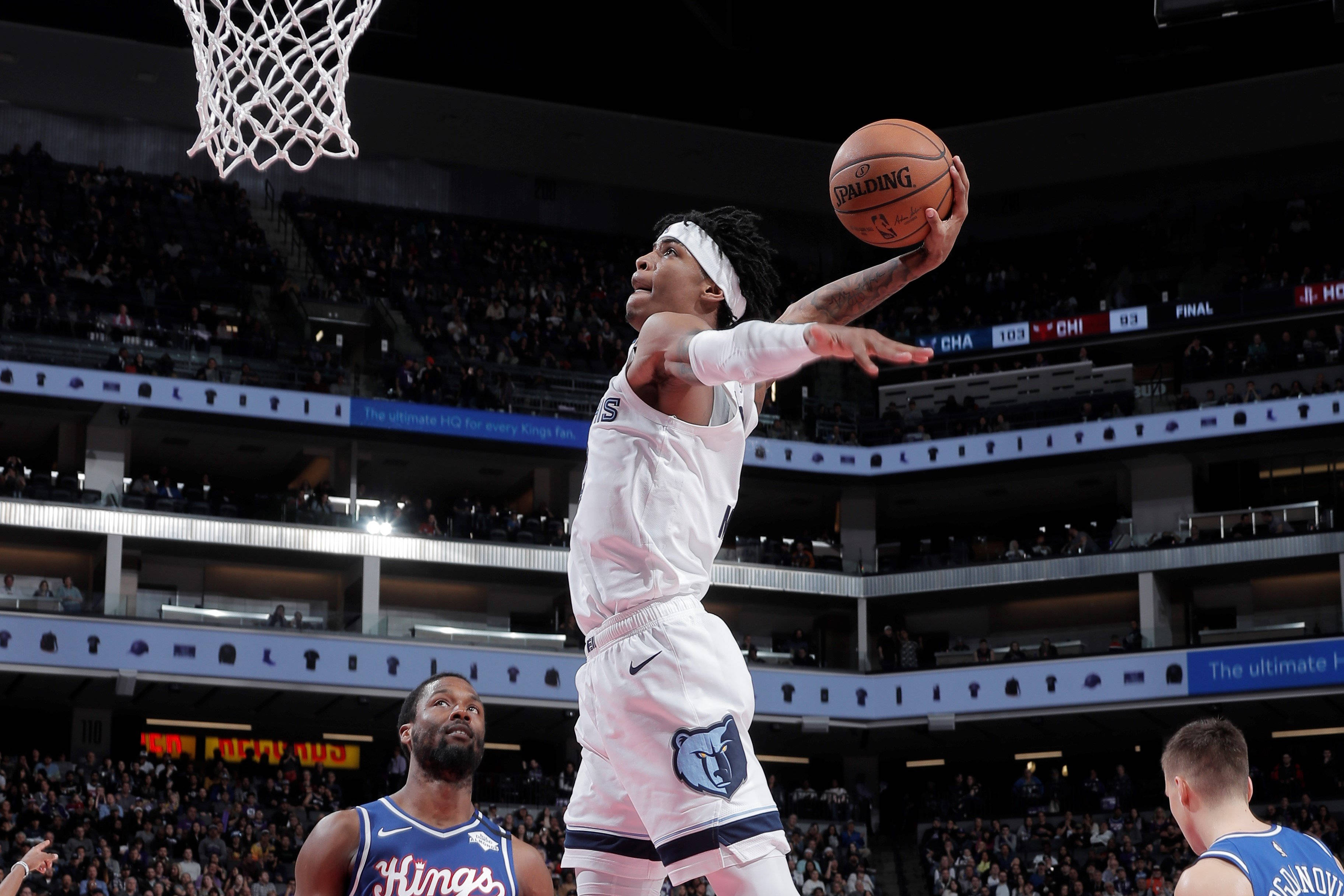 Ja Morant, windmill dunk, basketball player, 2K Desktop Wallpaper