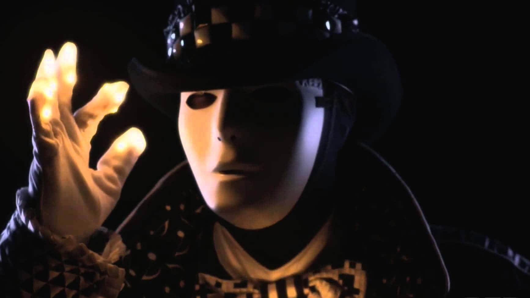 Jabbawockeez, black hat, glowing hand, HD Desktop Wallpaper