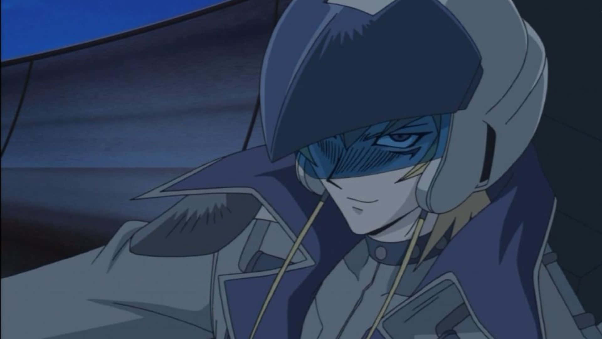 Jack Atlas, blue-eyed, anime character, Full HD Desktop Wallpaper