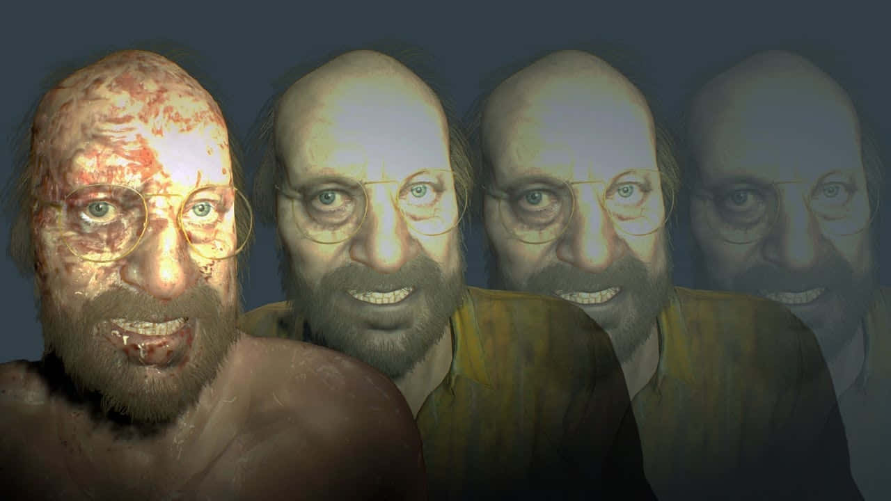 Jack Baker, bloodied face, glasses, HD Desktop Wallpaper