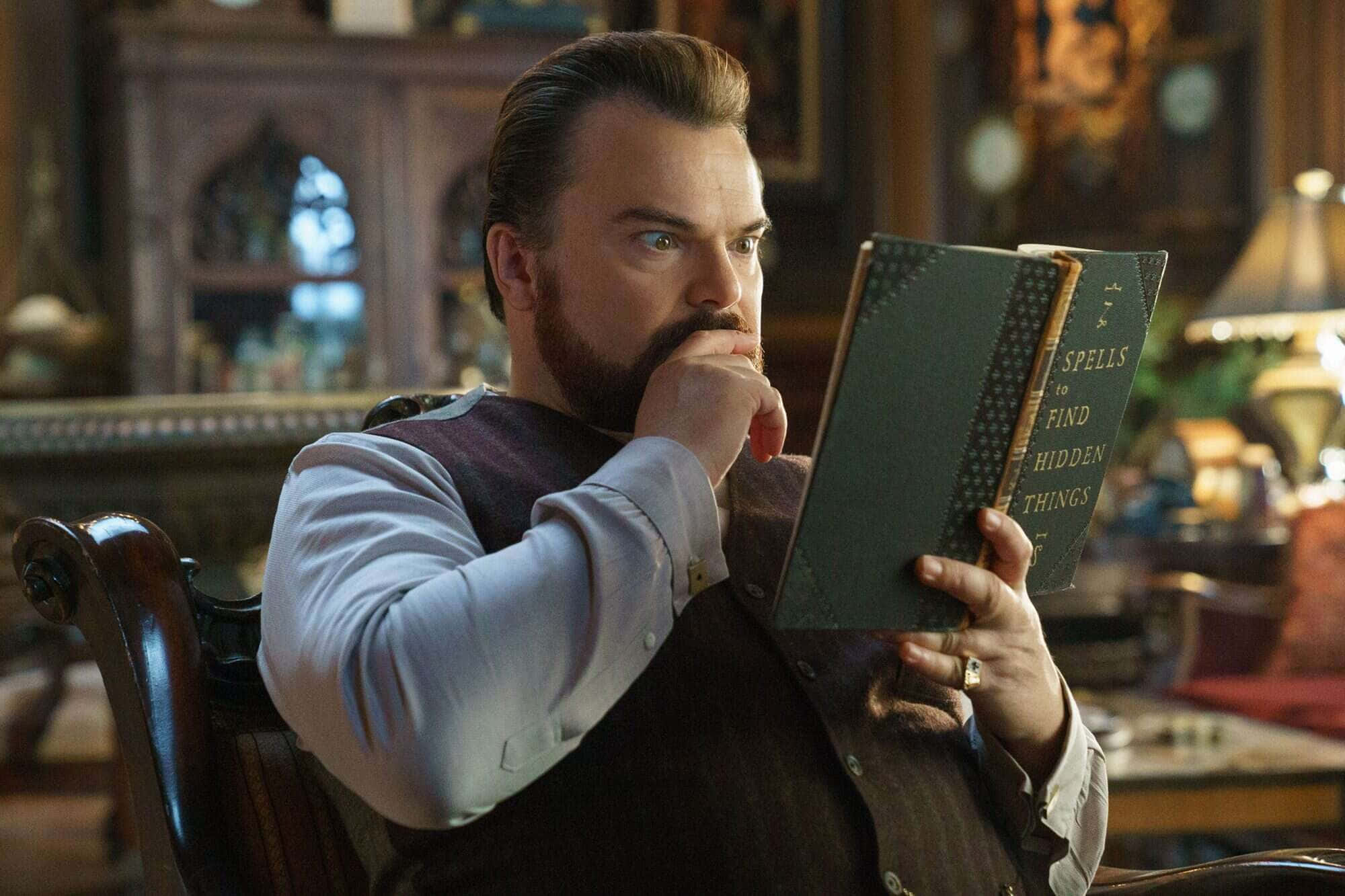 Jack Black, Spells to Find Hidden Things, bearded man, Full HD Desktop Wallpaper