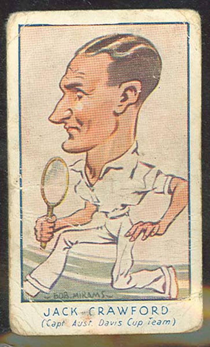 Jack Crawford, tennis player, racket, SD Phone Wallpaper