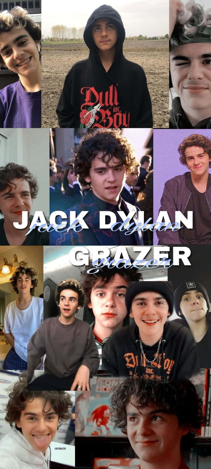 Jack Dylan Grazer, collage, candid moments, HD Phone Wallpaper