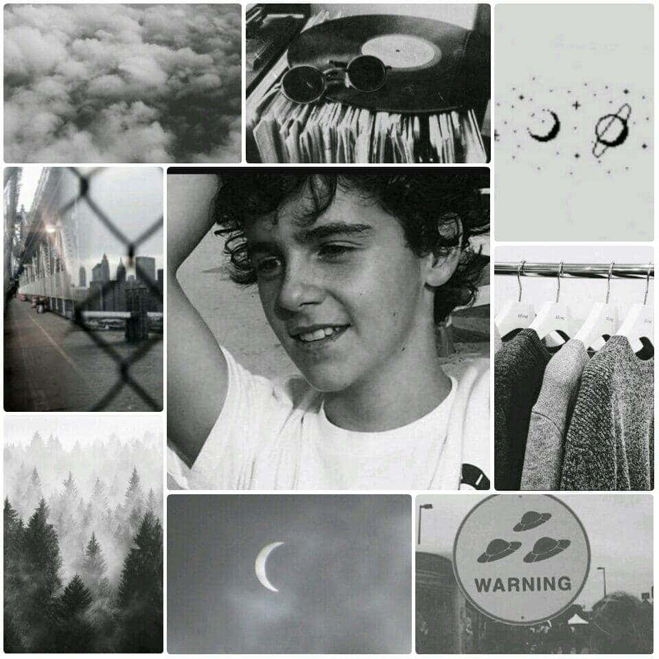 Jack Dylan Grazer, monochrome, collage, SD Desktop Wallpaper