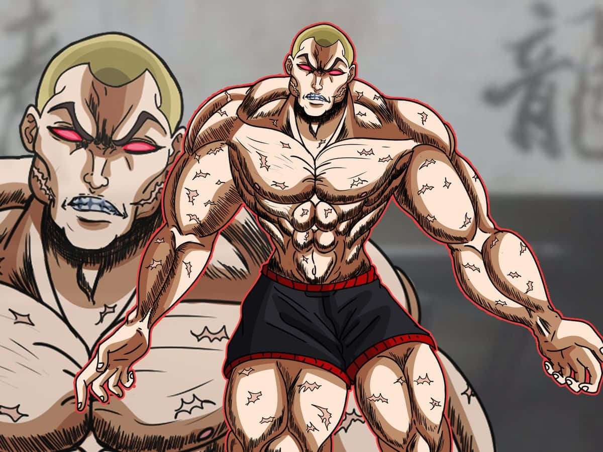 Jack Hanma, star tattoos, red eyes, SD Desktop Wallpaper