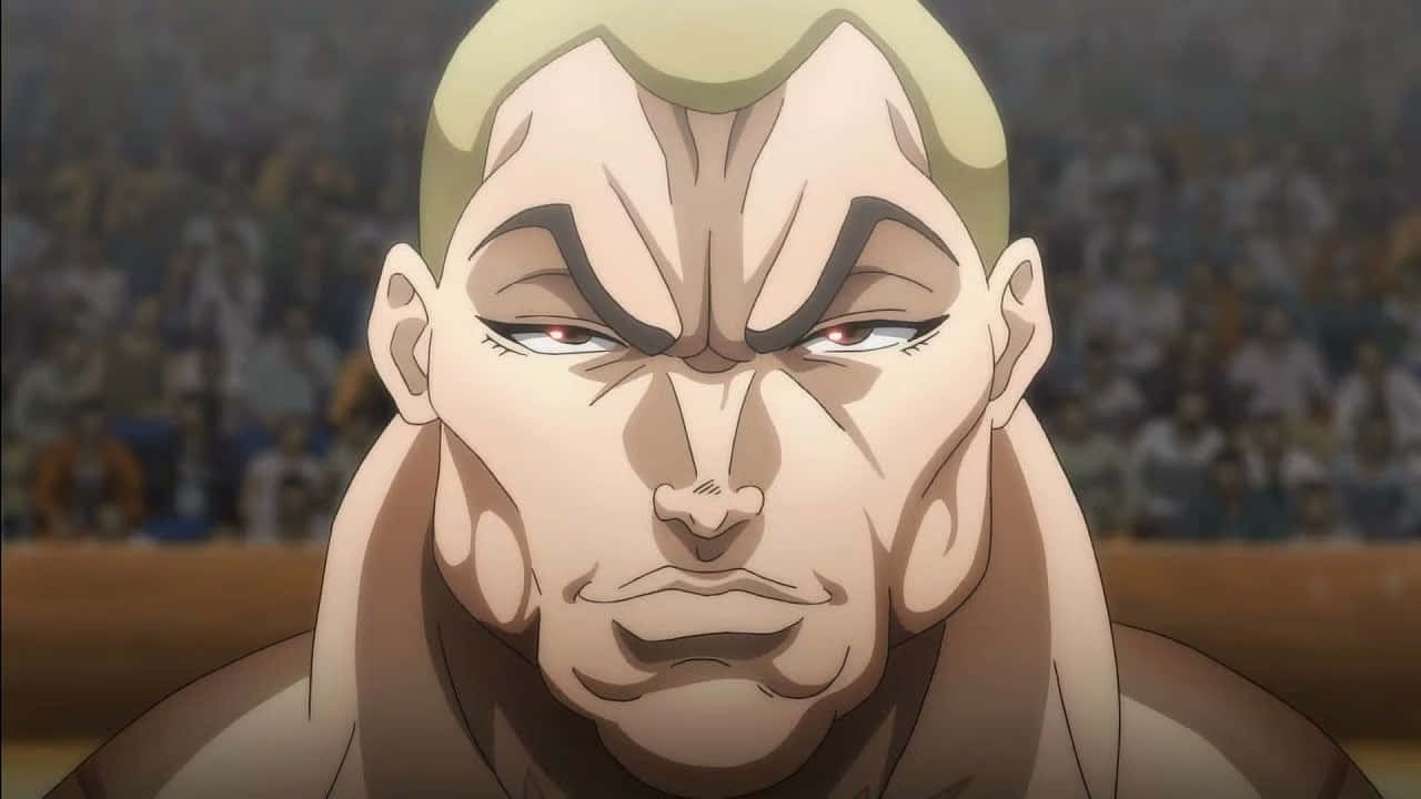 Jack Hanma, bald anime man, stern expression, HD Desktop Wallpaper