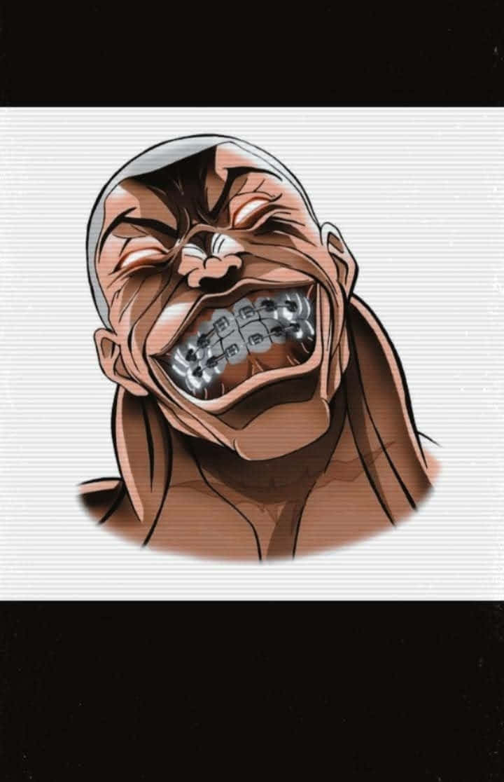 Jack Hanma, braces, grinning, SD Phone Wallpaper
