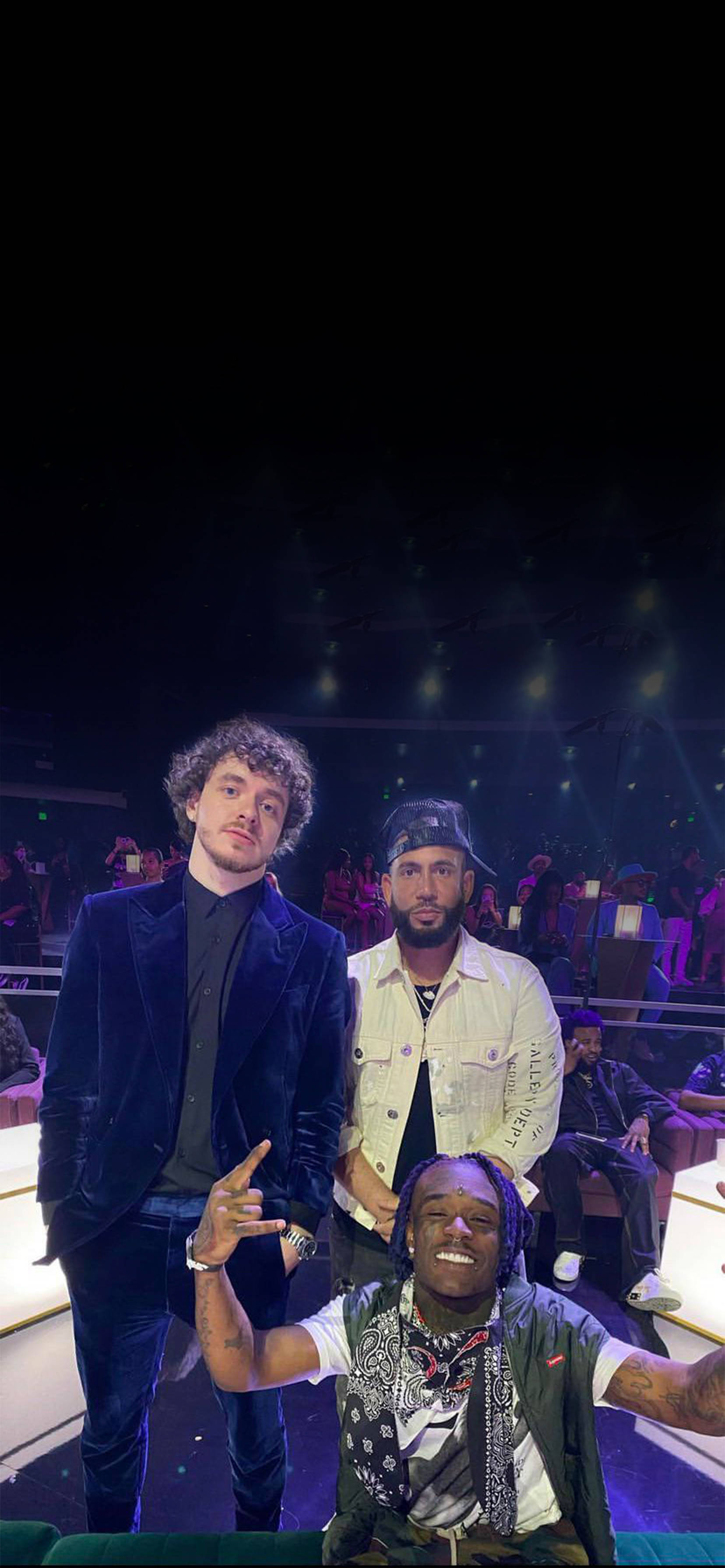 Jack Harlow, concert, stage lights, 2K Phone Wallpaper