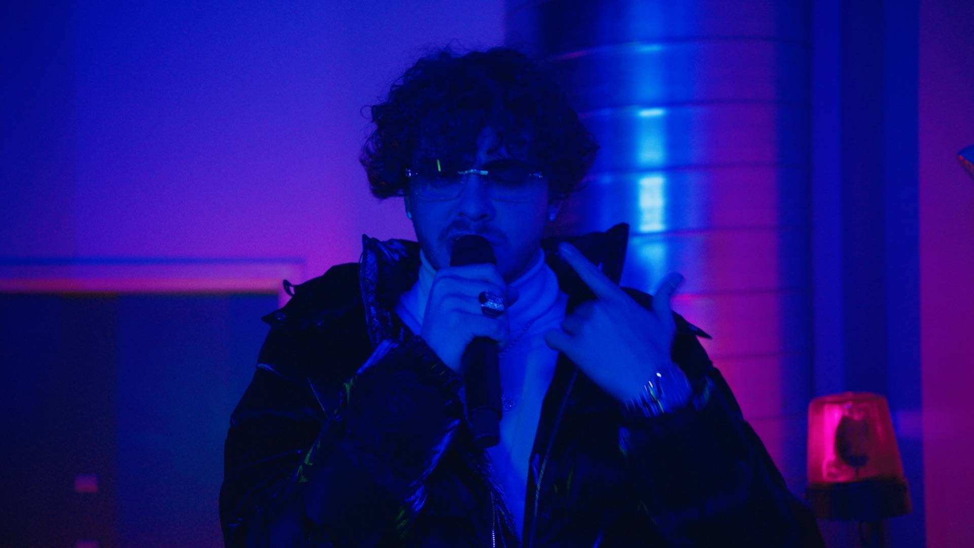 Jack Harlow, curly hair, sunglasses, Full HD Desktop Wallpaper