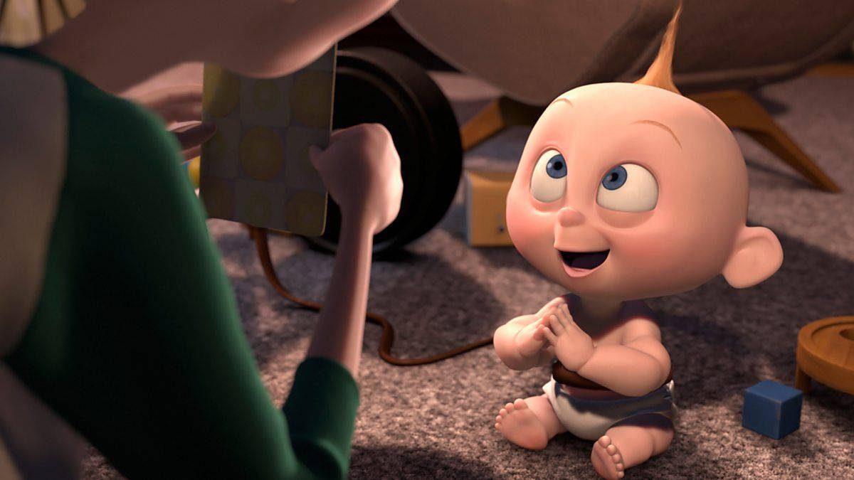 Jack Jack, animated baby, spiky hair, SD Desktop Wallpaper