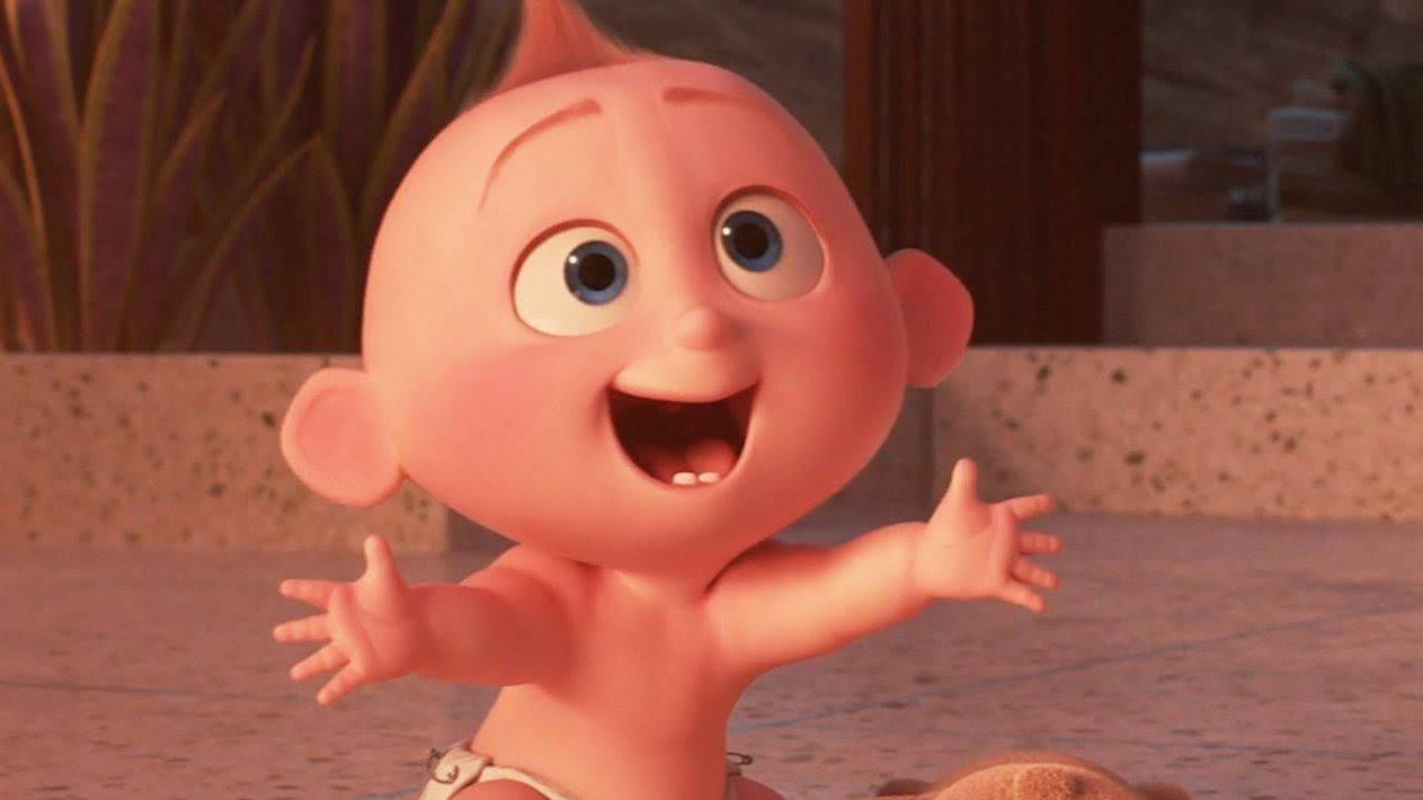 Jack Jack, baby, wide blue eyes, HD Desktop Wallpaper