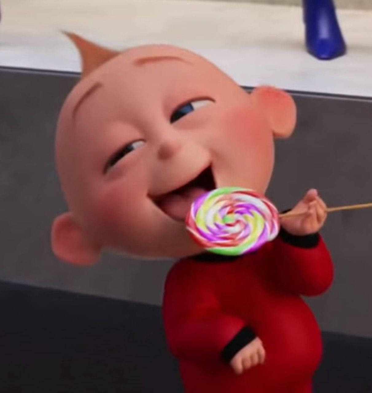 Jack Jack, lollipop, red onesie, HD Phone Wallpaper