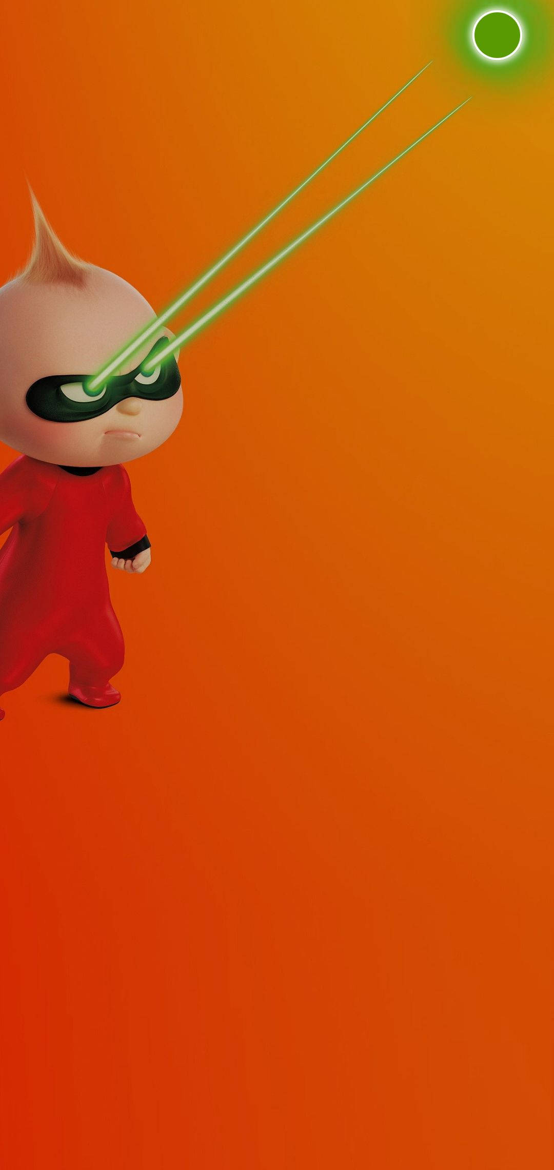 Jack Jack, green laser eye, red suit, Full HD Phone Wallpaper