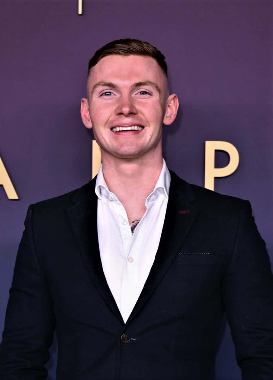 Jack Keating, black suit, white shirt, SD Phone Wallpaper