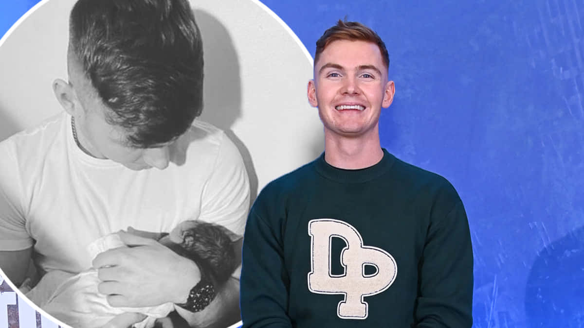 Jack Keating, dark green sweater, white DP logo, SD Desktop Wallpaper