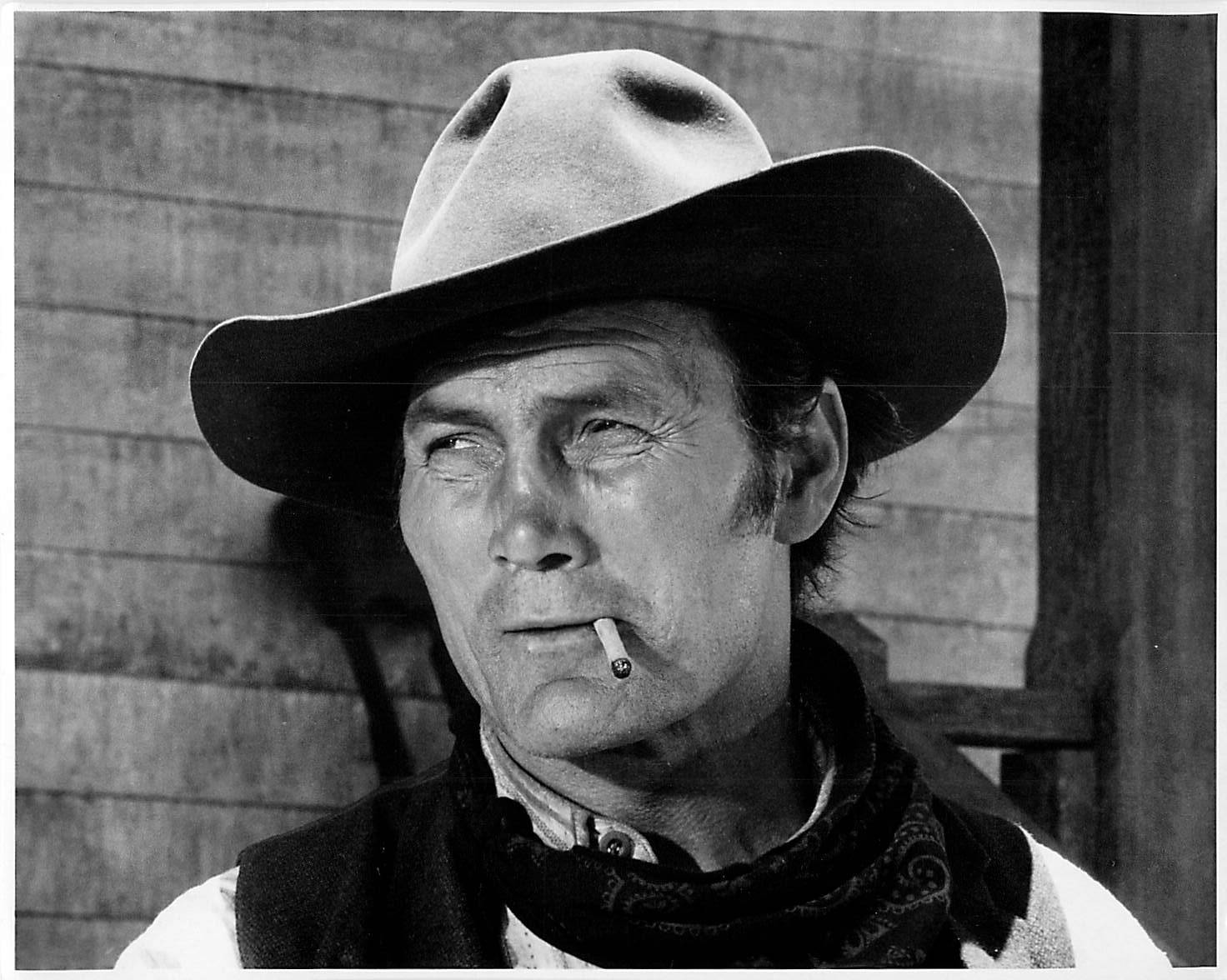 Jack Palance, western cow boy, wide-brimmed hat, HD Desktop Wallpaper