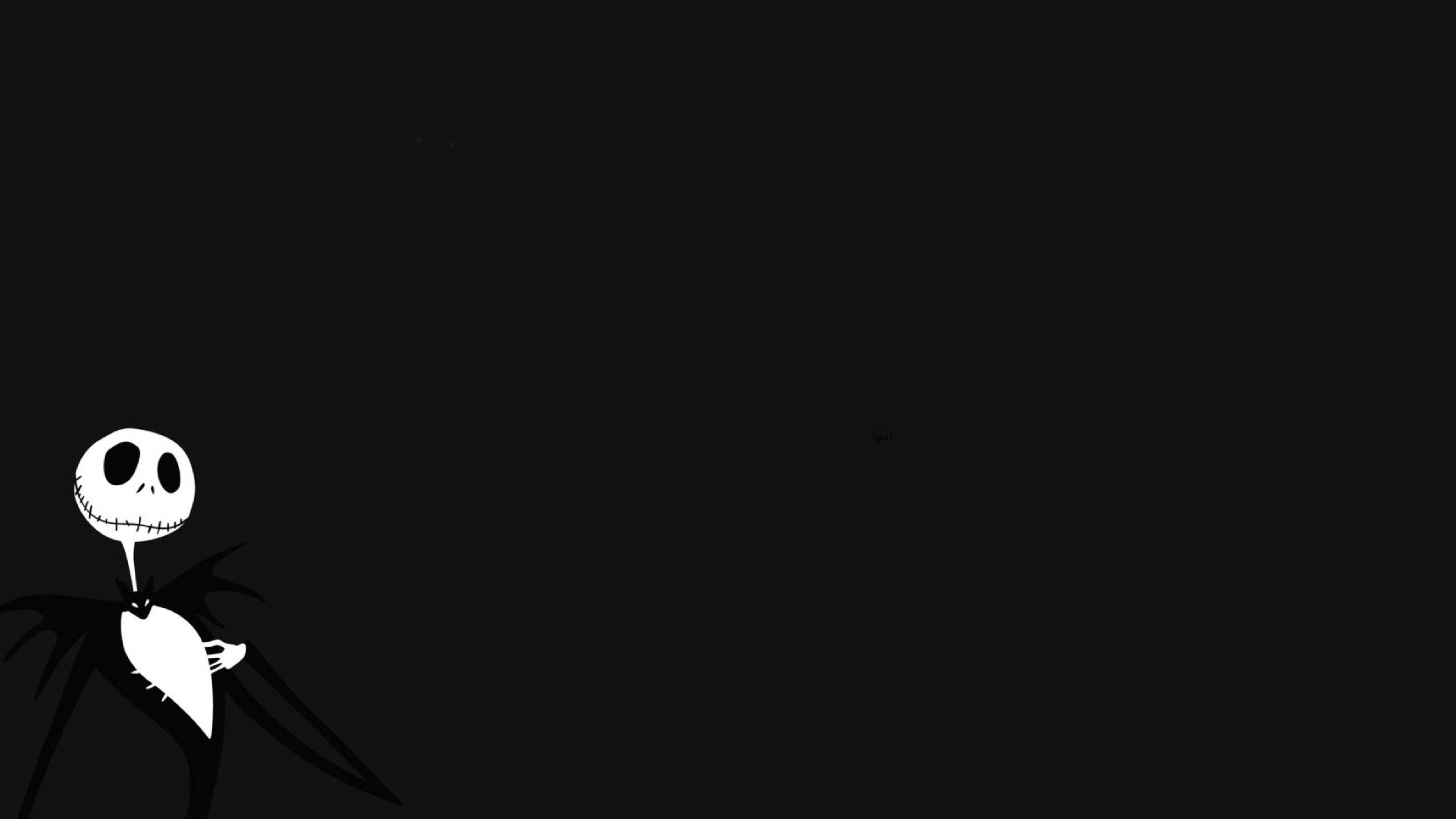 Jack Skellington, stitched grin, tuxedo, 2K Desktop Wallpaper