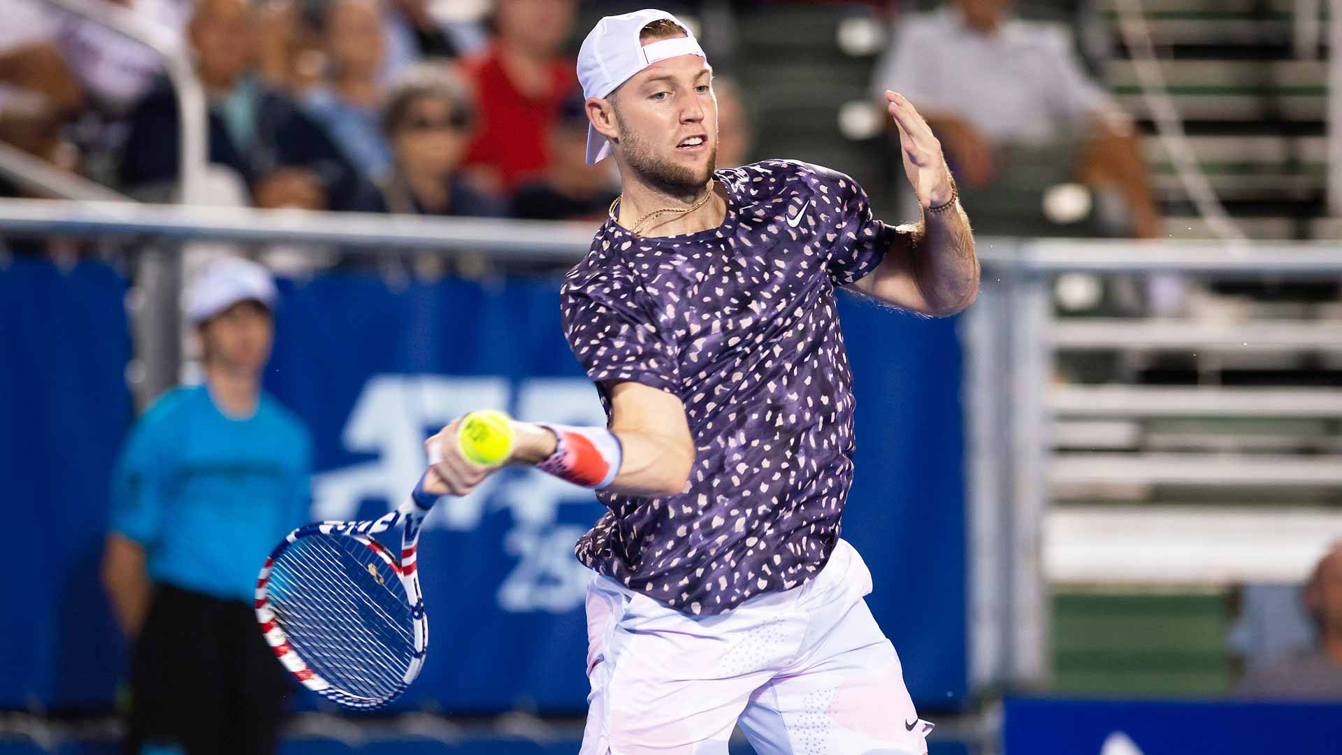 Jack Sock, tennis player, forehand, Full HD Desktop Wallpaper