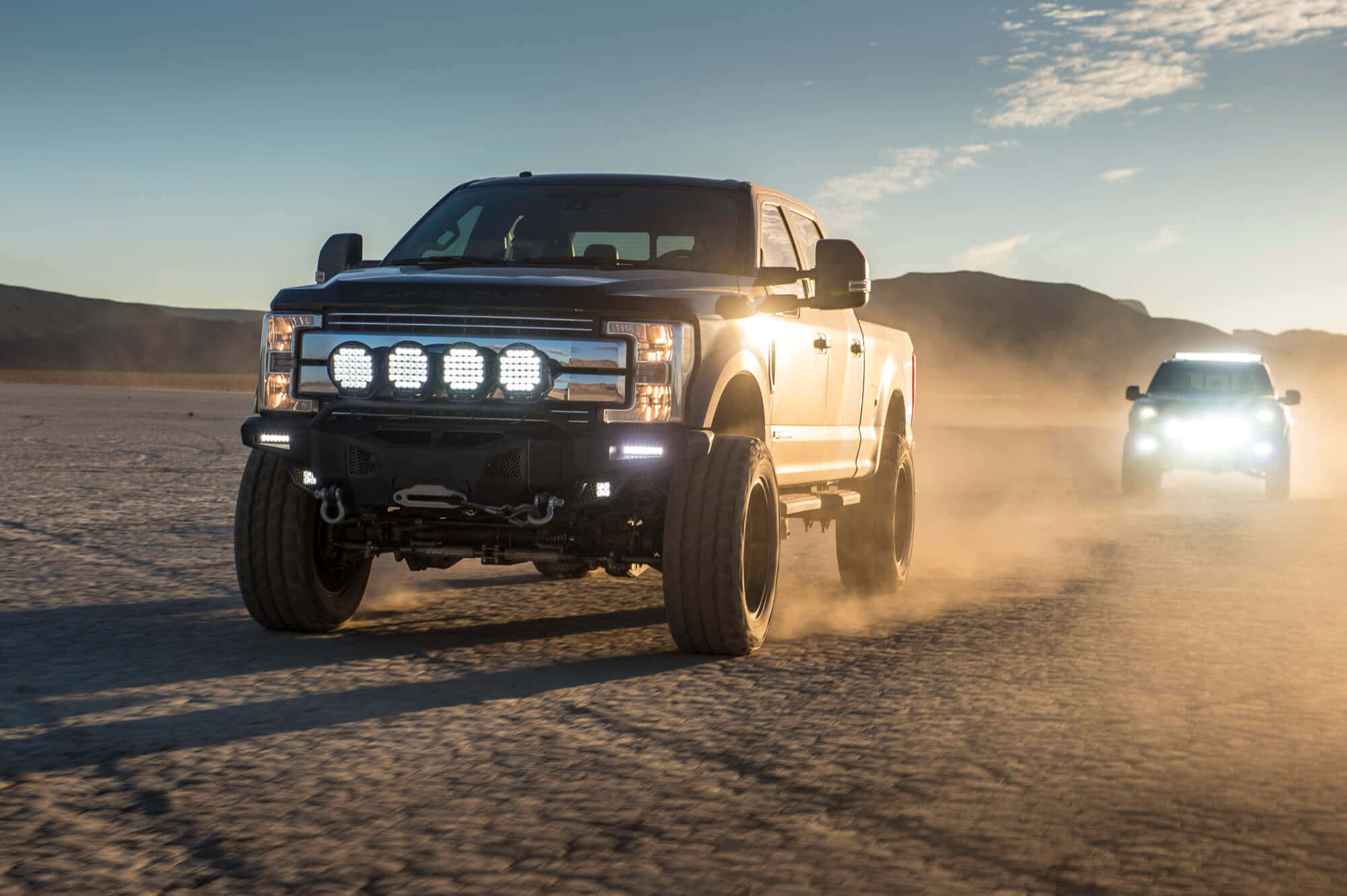 Jacked Up Trucks, lifted trucks, desert playa, Full HD Desktop Wallpaper