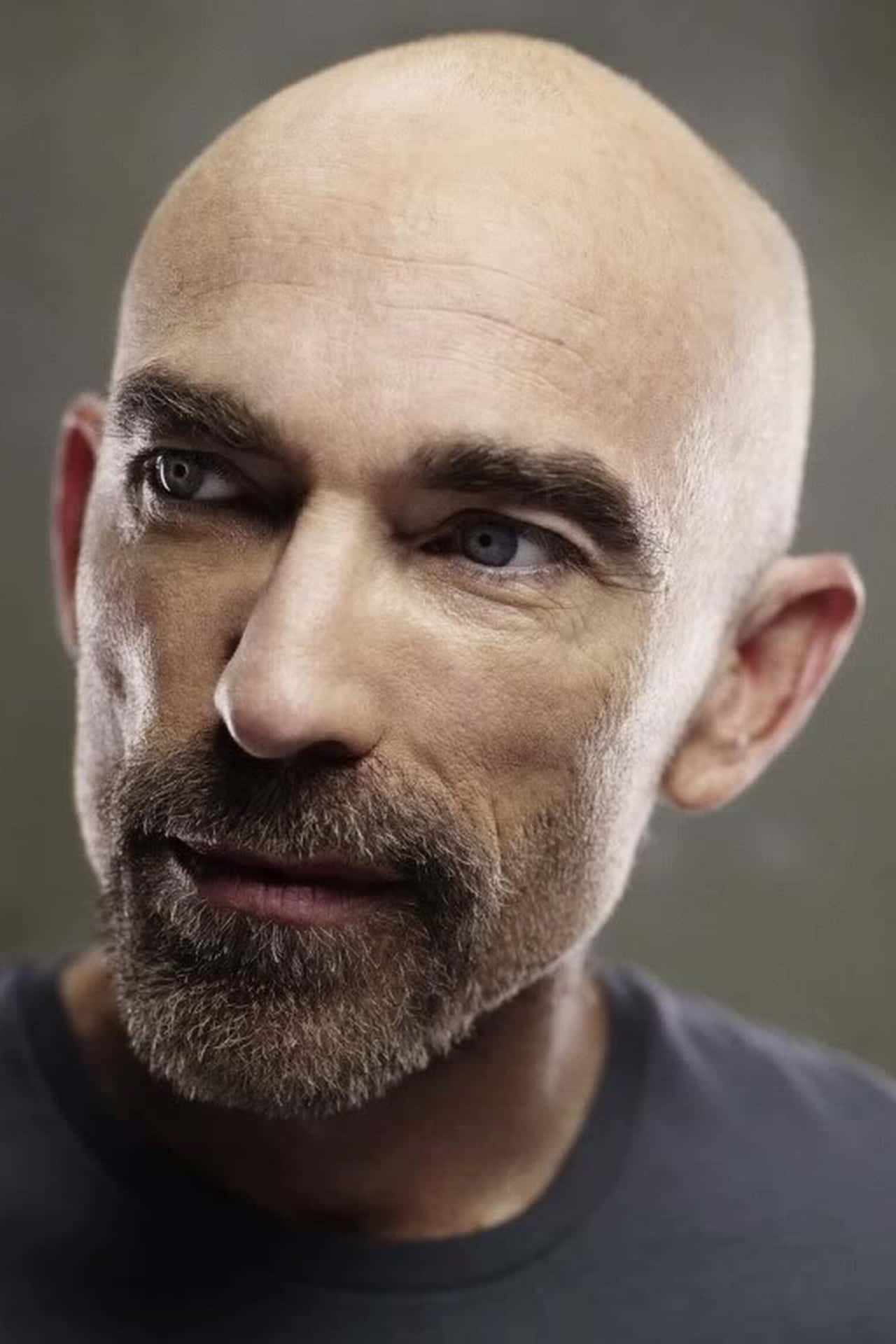 Jackie Earle Haley, bald, gray beard, Full HD Phone Wallpaper