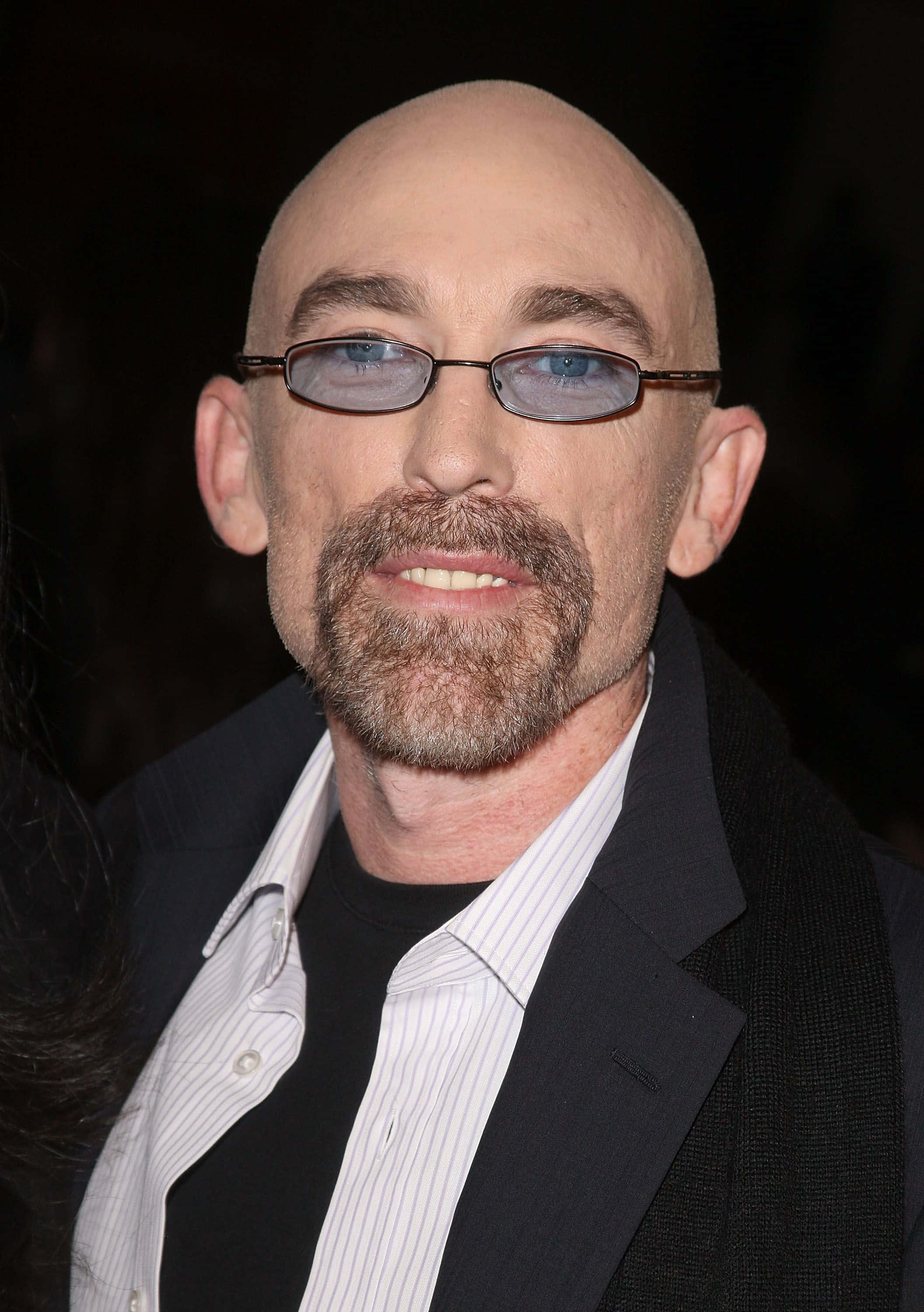 Jackie Earle Haley, bald man, glasses, 2K Phone Wallpaper