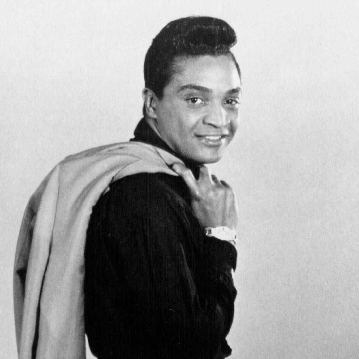 Jackie Wilson, pompadour hairstyle, studio portrait, SD Desktop Wallpaper