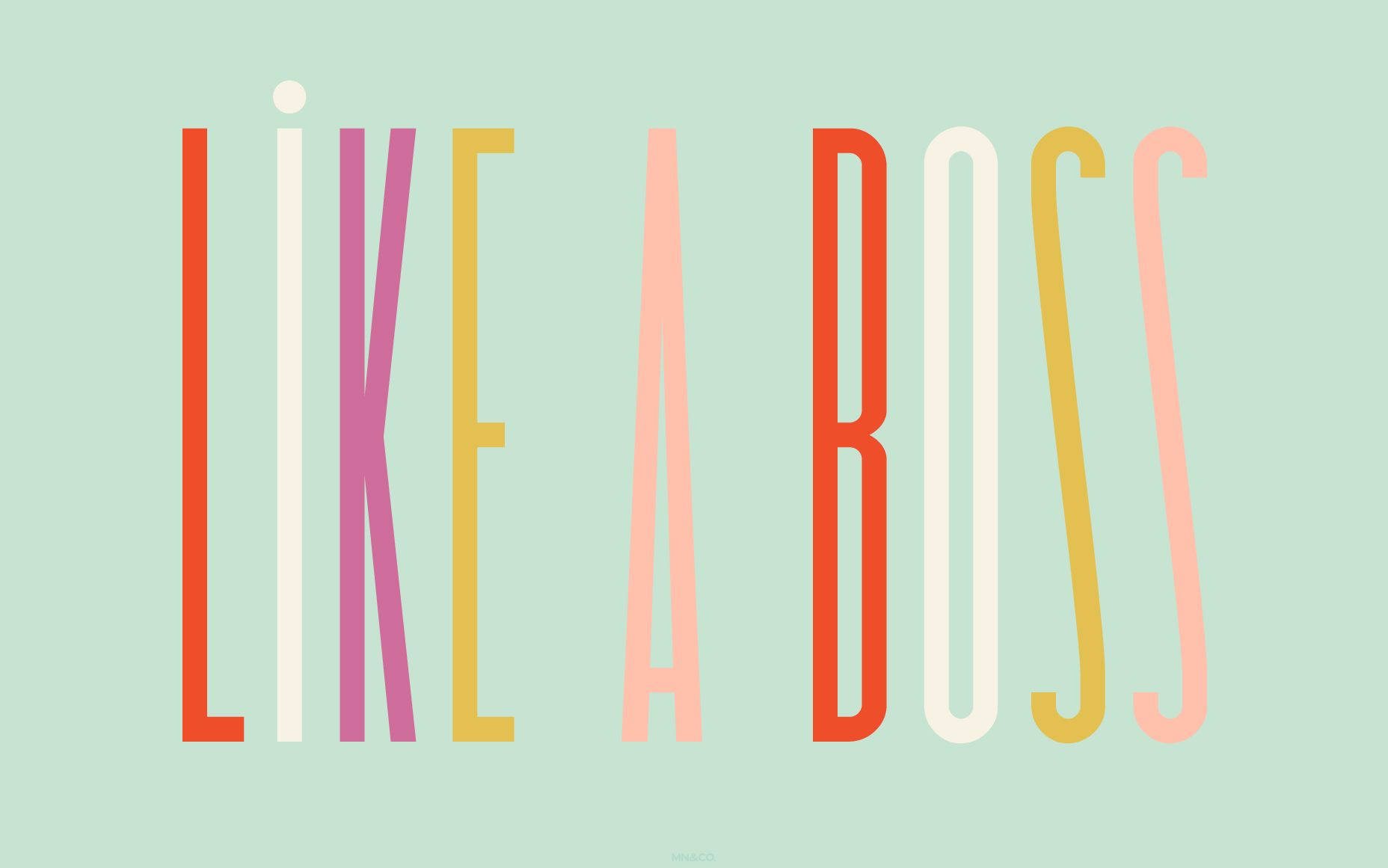 Jacksepticeye, LIKE A BOSS, mint green, HD Desktop Wallpaper