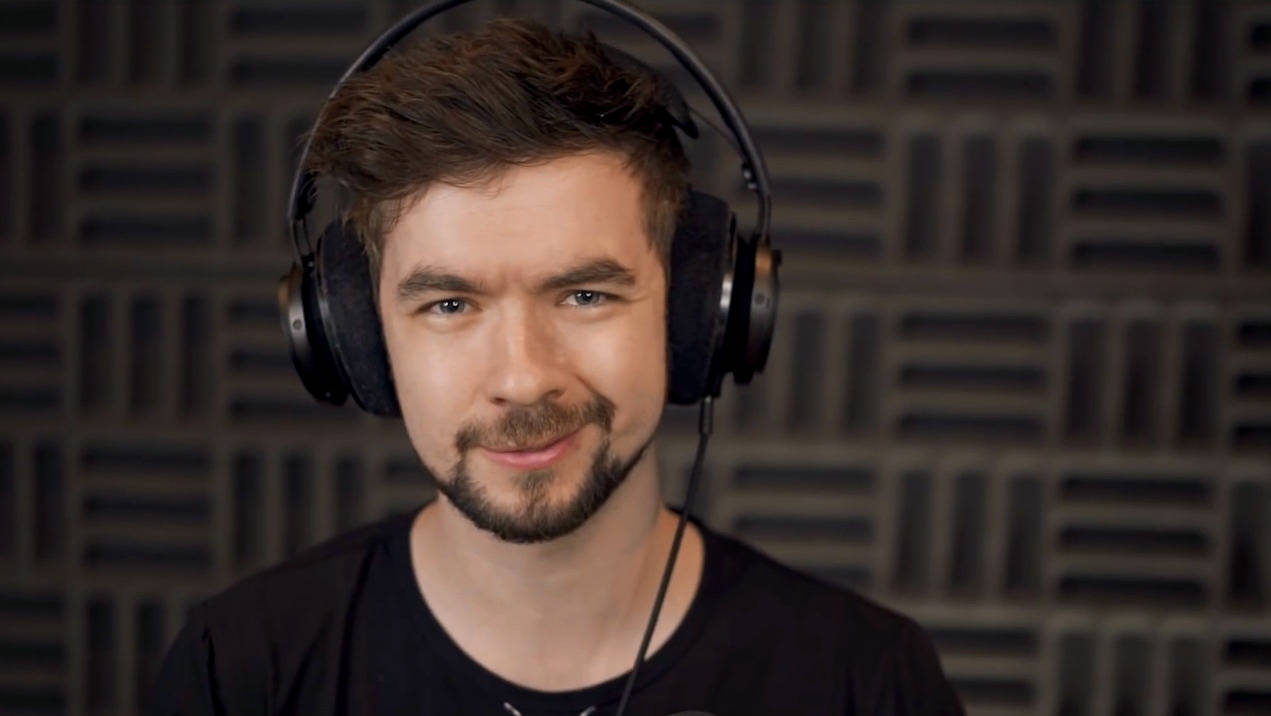 Jacksepticeye, beard, headphones, SD Desktop Wallpaper