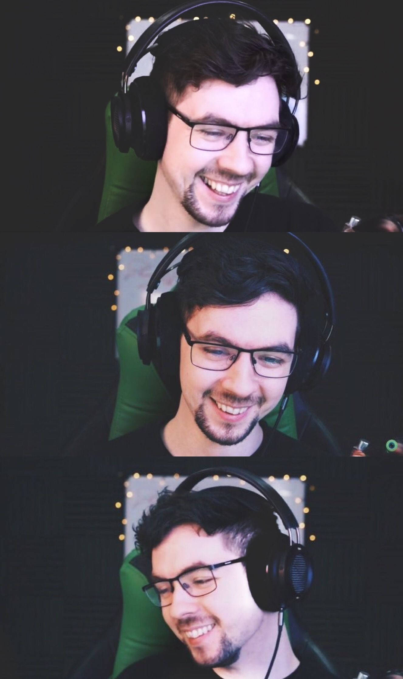Jacksepticeye, gaming chair, green gaming chair, Full HD Phone Wallpaper