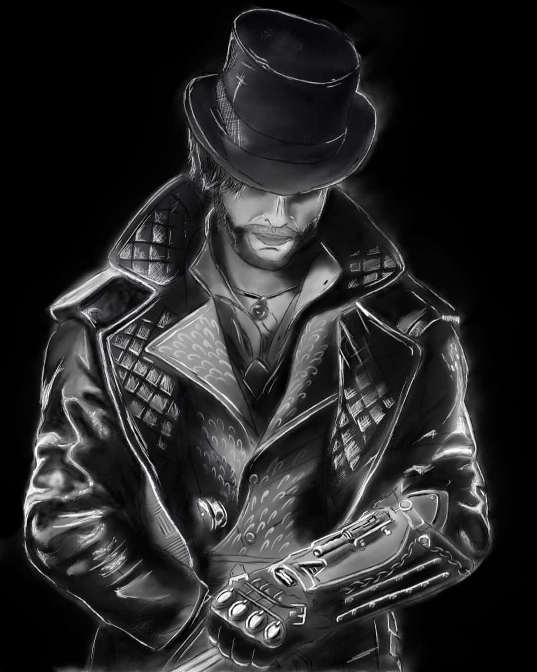 Jacob Frye, top hat, leather coat, HD Phone Wallpaper