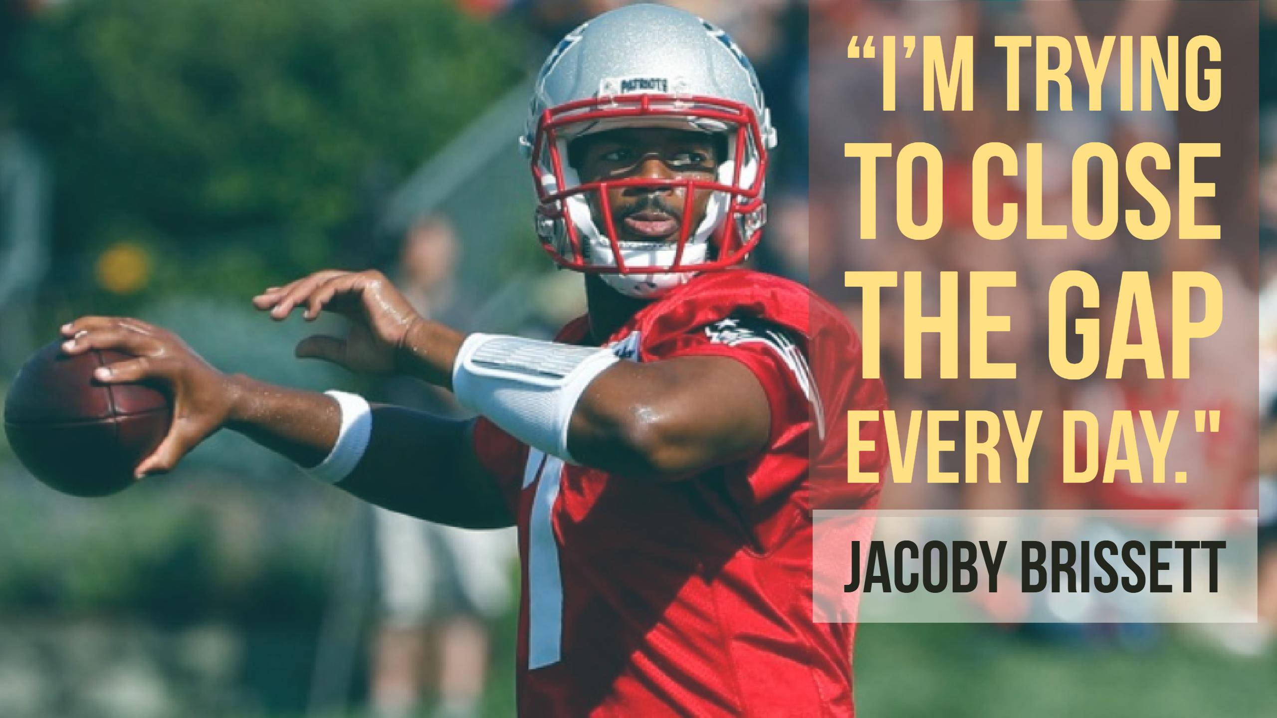 Jacoby Brissett, red uniform, football quarterback, 2K Desktop Wallpaper