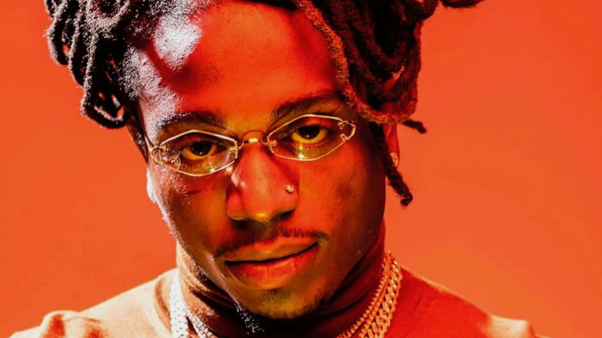 Jacquees, dreadlocks, glasses, Full HD Desktop Wallpaper