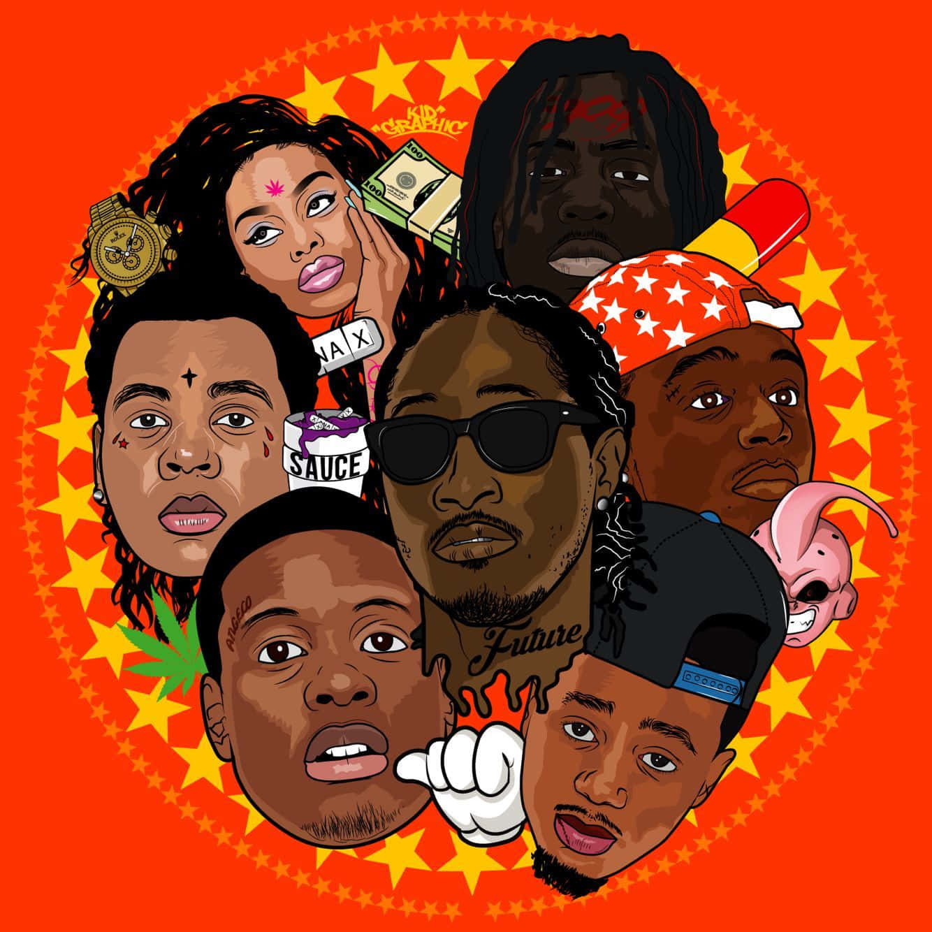 Jacquees, hip-hop artists, stars, HD Desktop Wallpaper