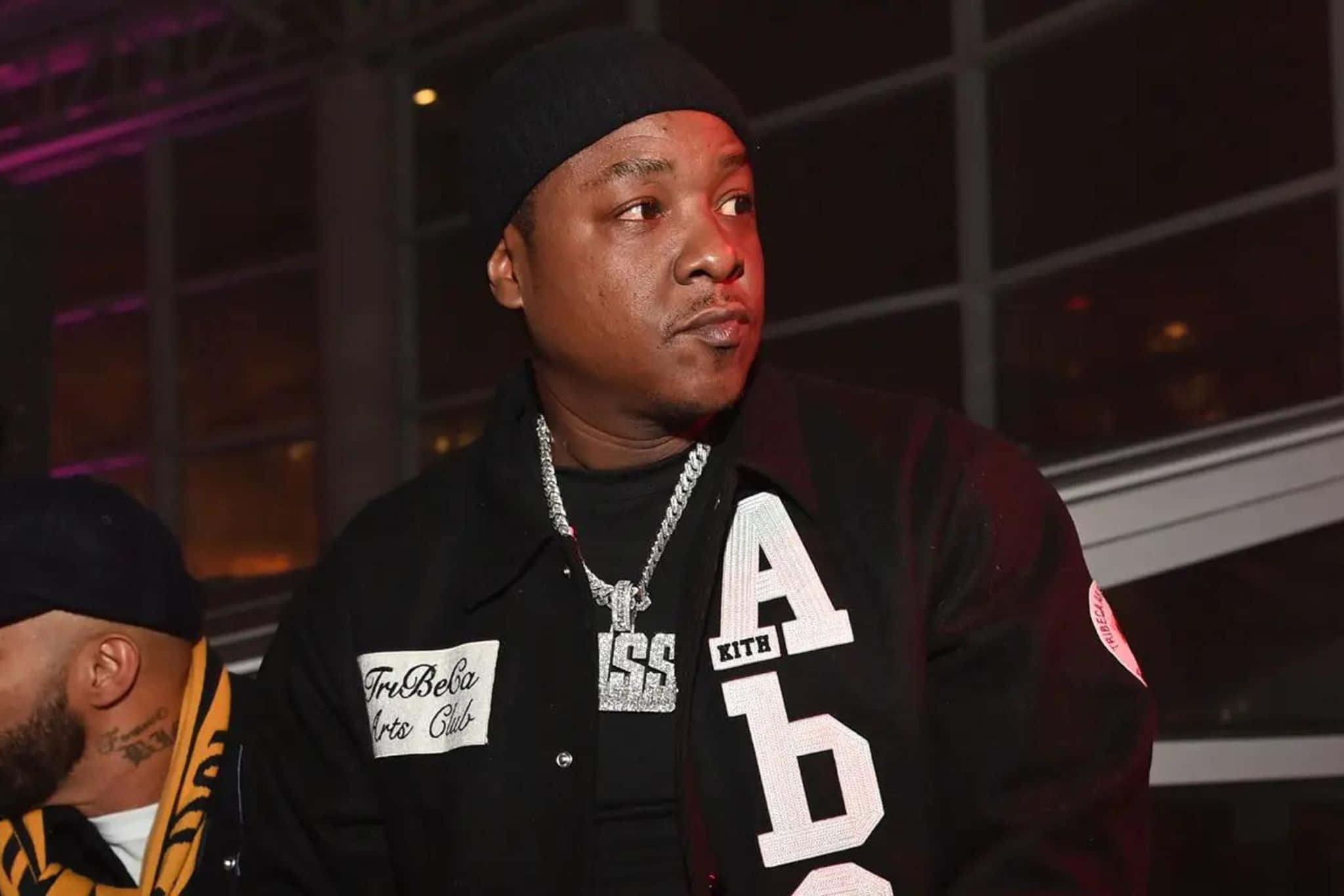 Jadakiss, black beanie, branded jacket, Full HD Desktop Wallpaper